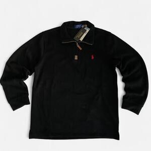 Black polo ralph lauren quarter zip
